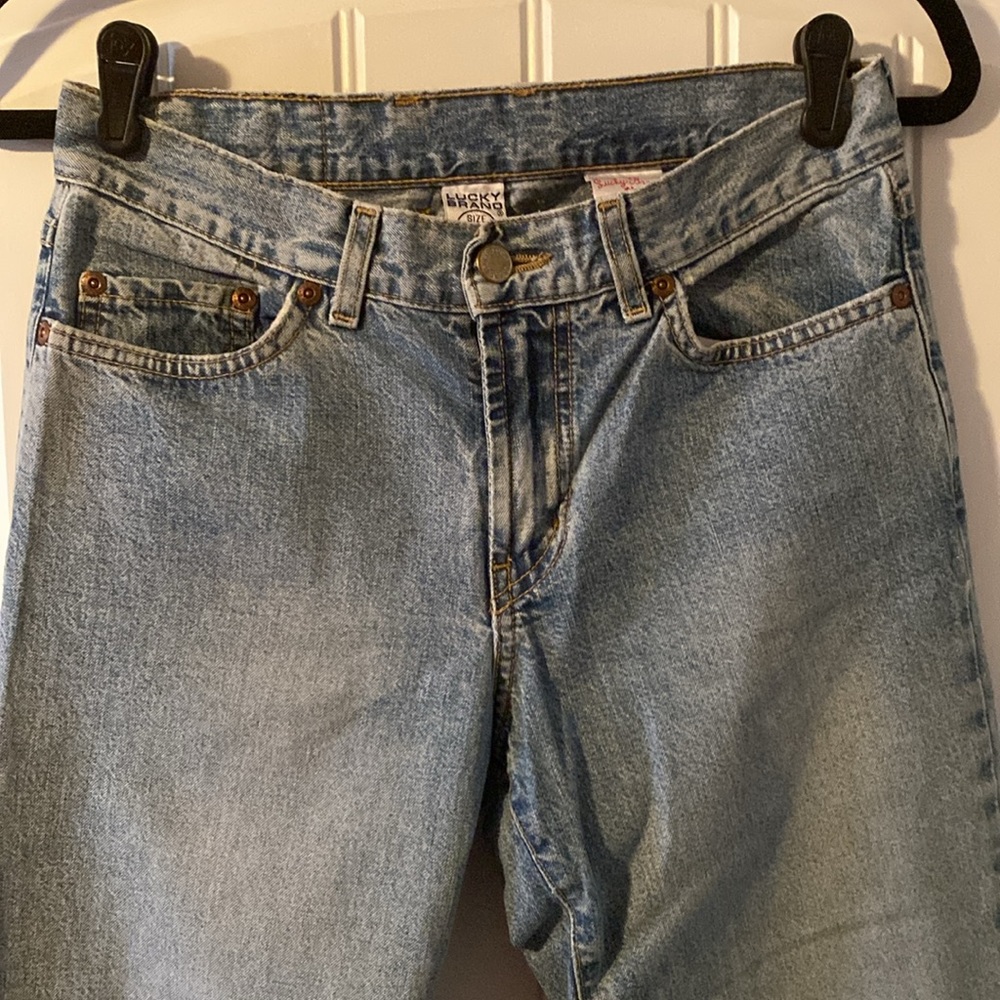 Lucky Brand Vintage 206 Peanut Bootcut Dungarees Blue Jeans size 4/27